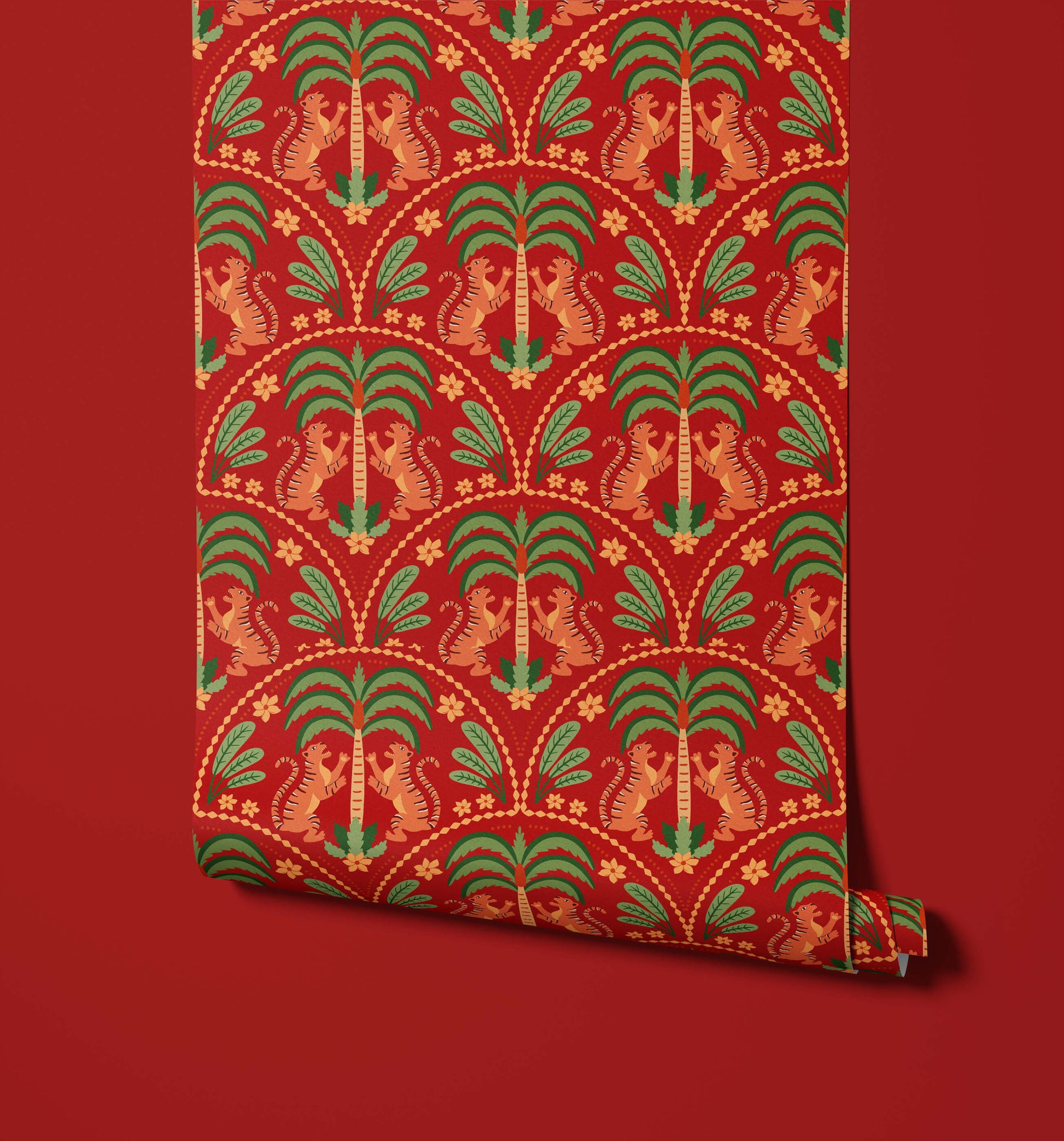 Graphic Tiger Wallpaper