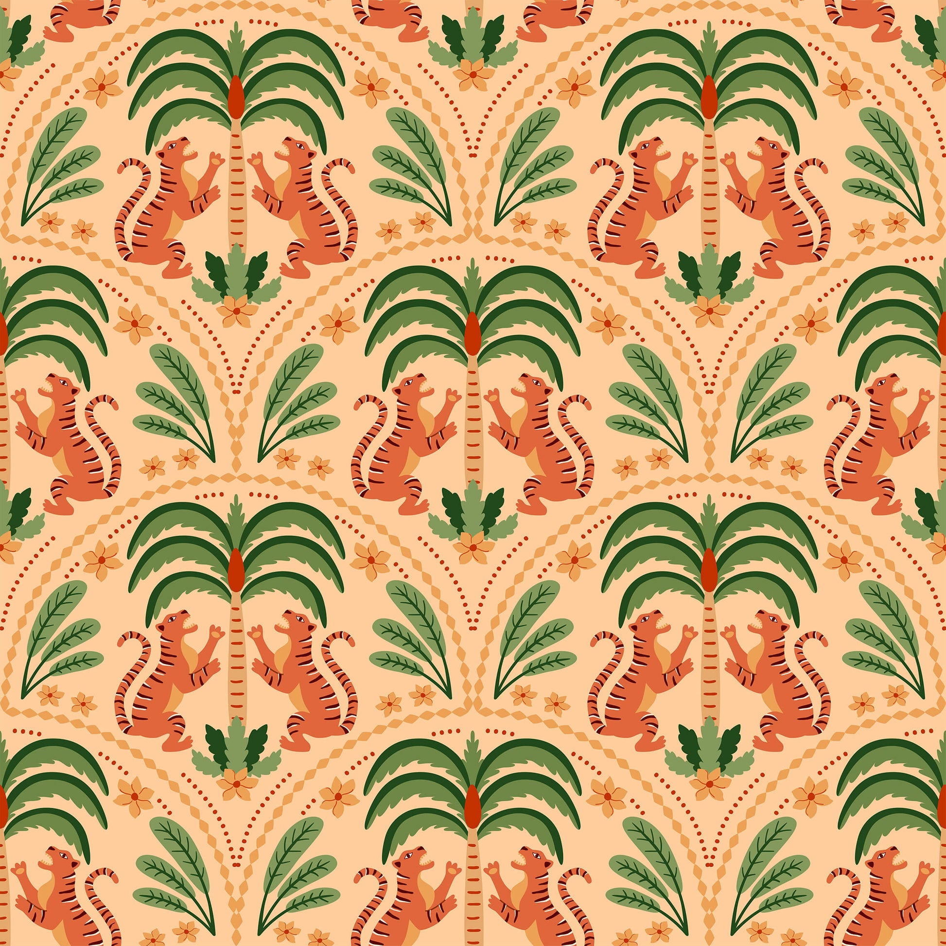 Graphic Tiger Wallpaper