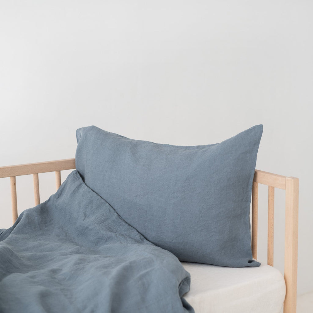 Kids Linen Duvet Cover Set – Breathable & Hypoallergenic by Linen Tales at www.brixbailey.com