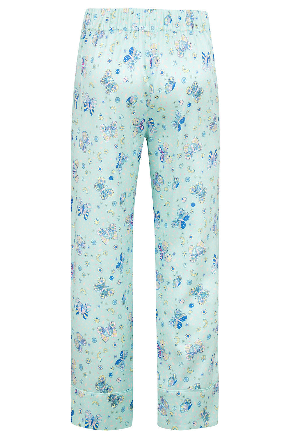 Glacier Butterfly Silk Pyjama Set for Girls