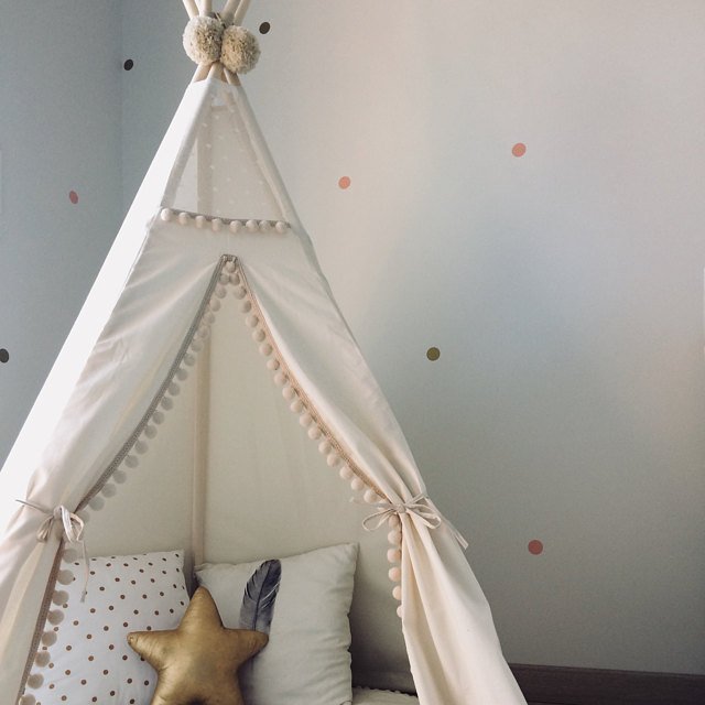 Original Play Tent with Pompoms