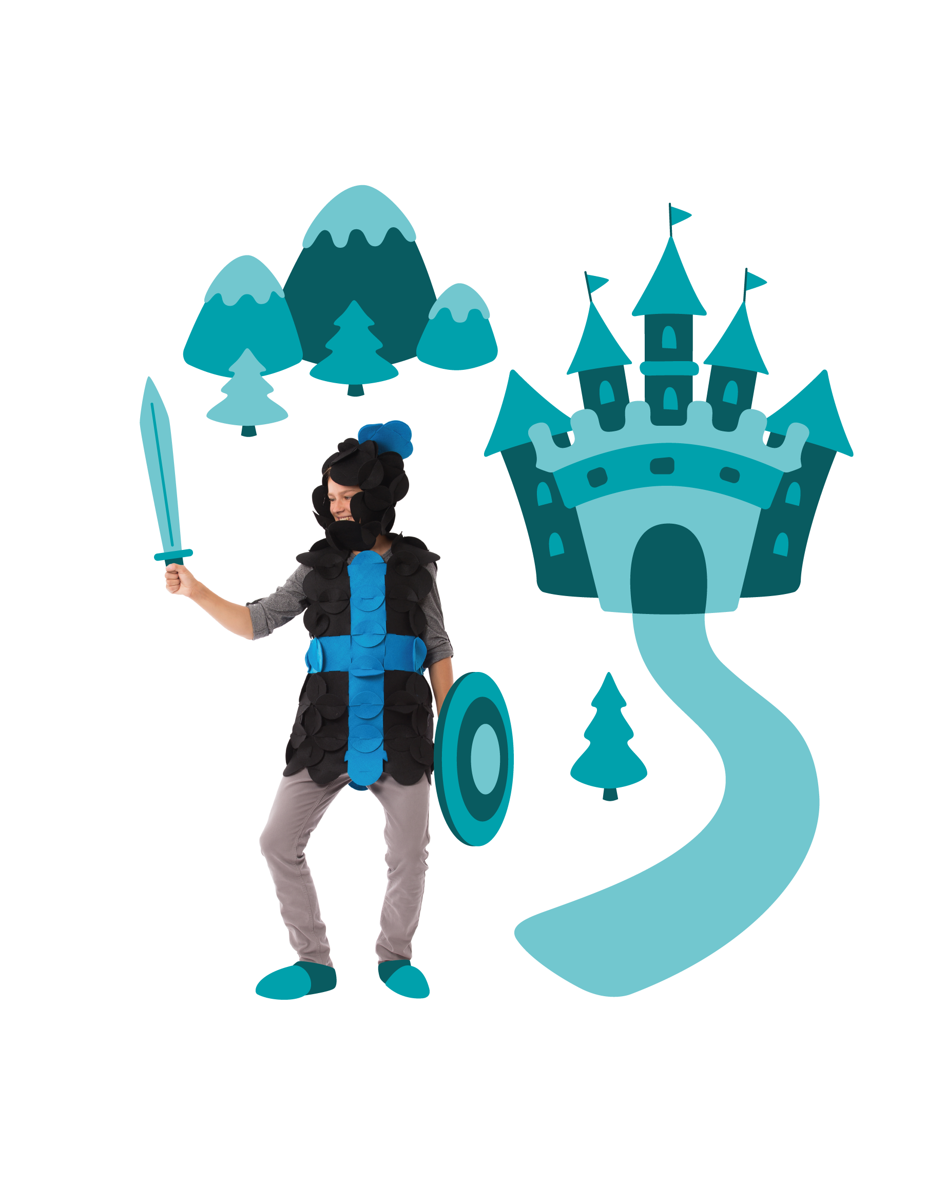 Sir William the Brave Knight Costume Puzzle – Creative & Fun by Costume Puzzle at www.brixbailey.com