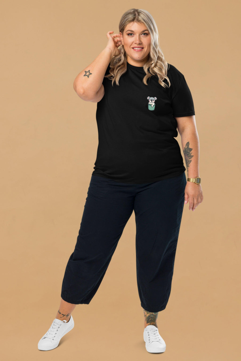 Koala T-Shirt in Black