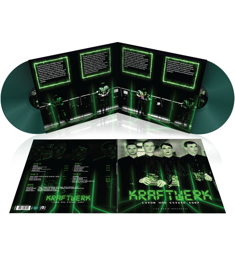 Kraftwerk Luton Hoo Estate 1997 Limited Edition Double LP 180g Green Vinyl