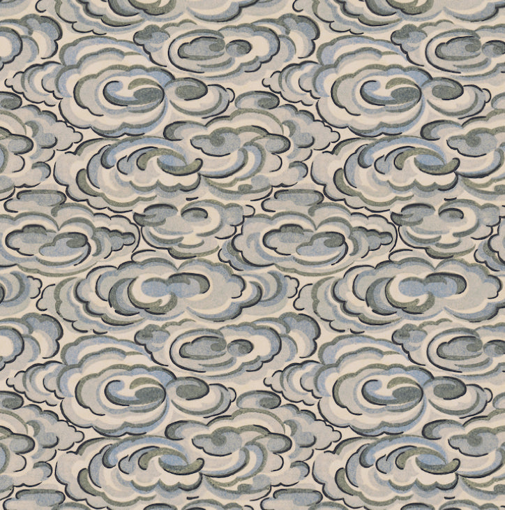 Kumo Clouds Fabric in Oatmeal Linen