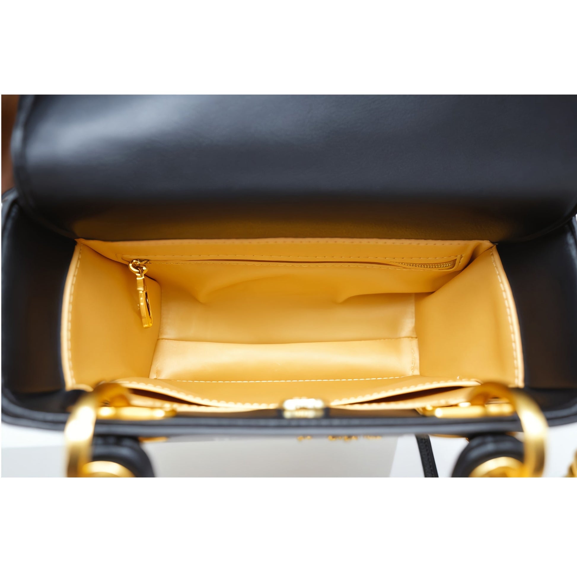 Spring Bloom Black Floral Handbag