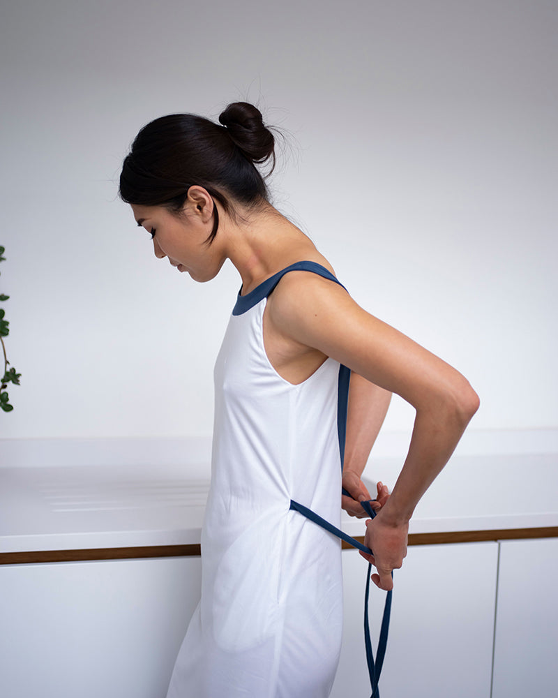 Wave Lounge Dress in Seaweed Micromodal