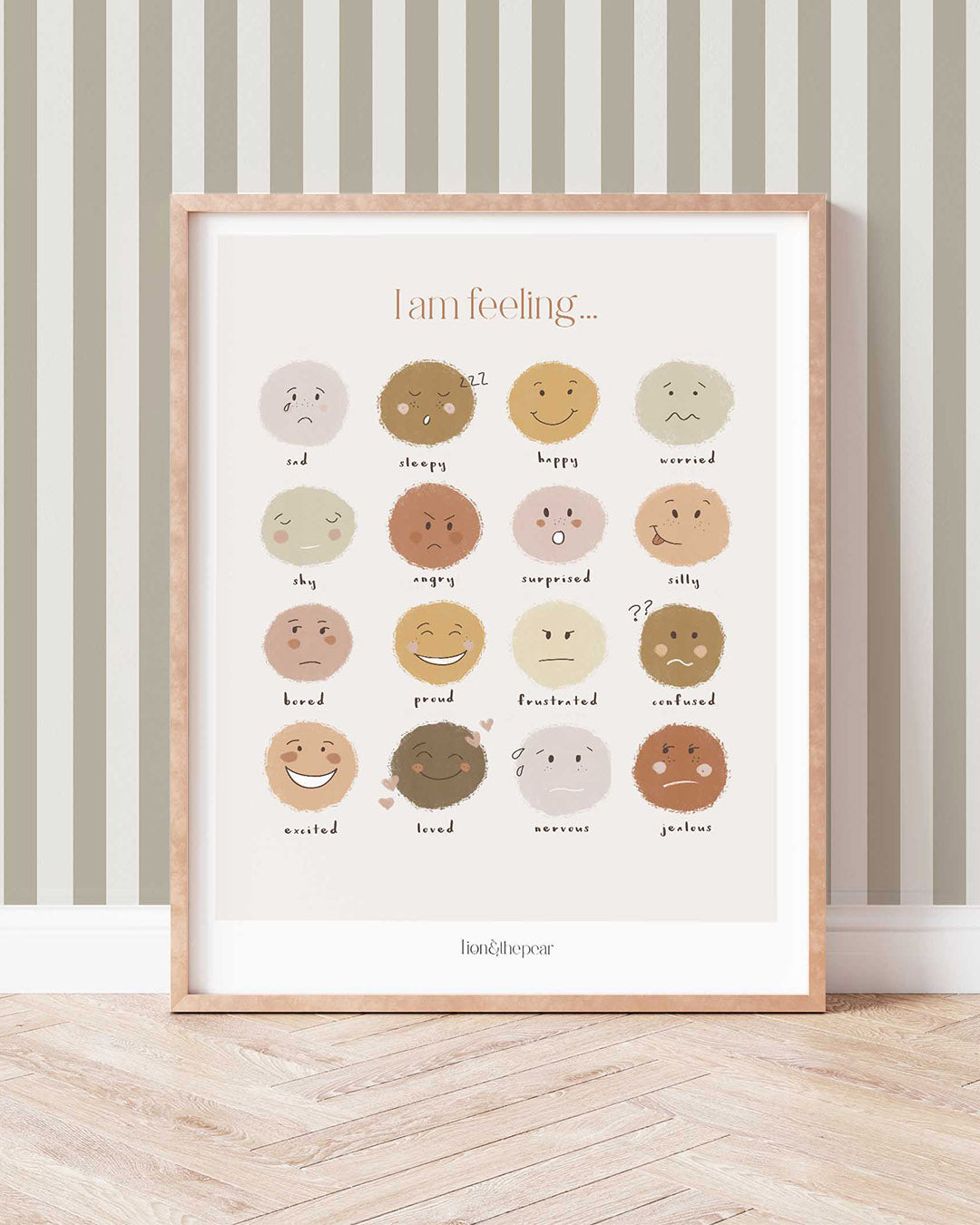 Big Little Feelings Emotions Art Print