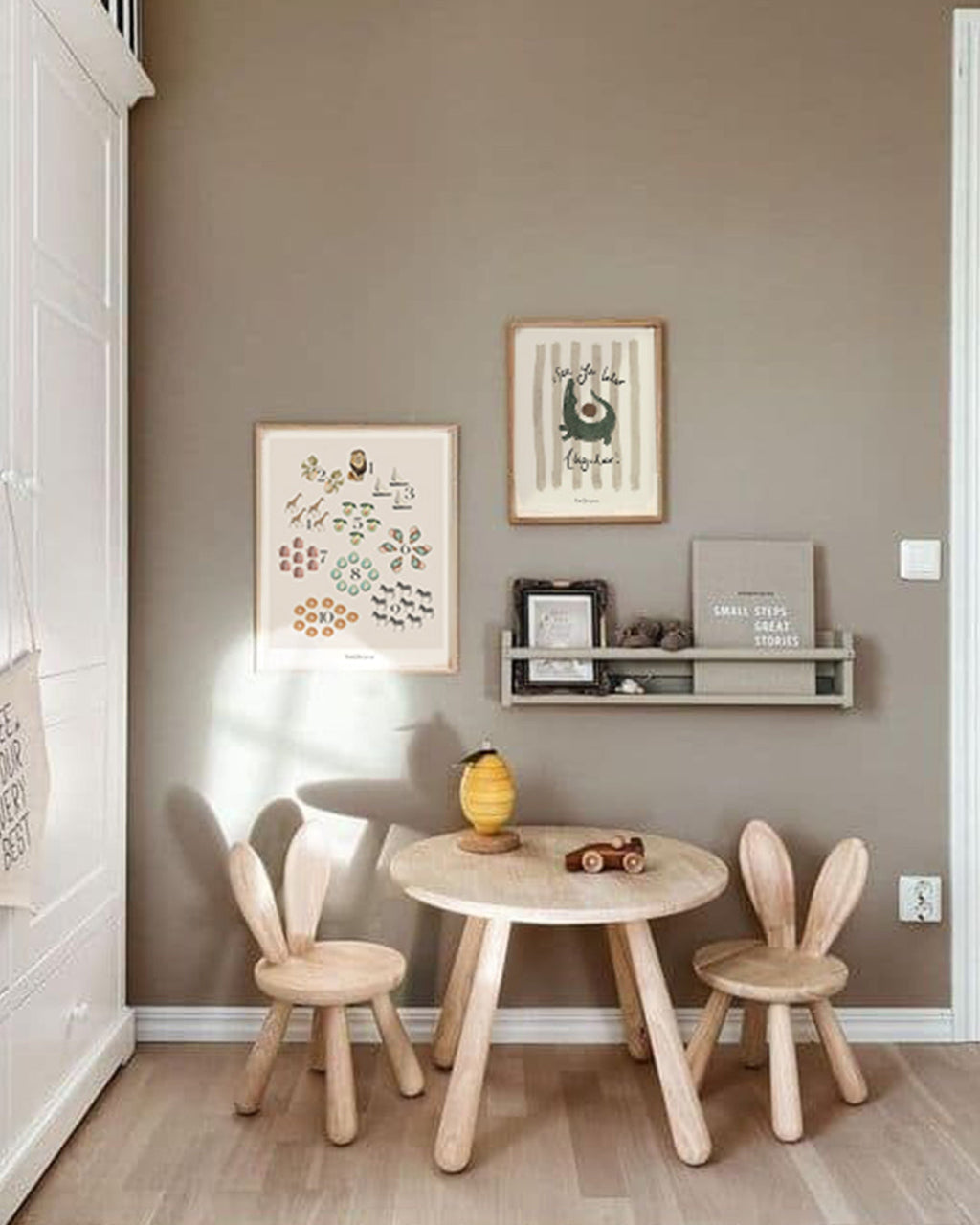 Count With Me Numbers Art Print