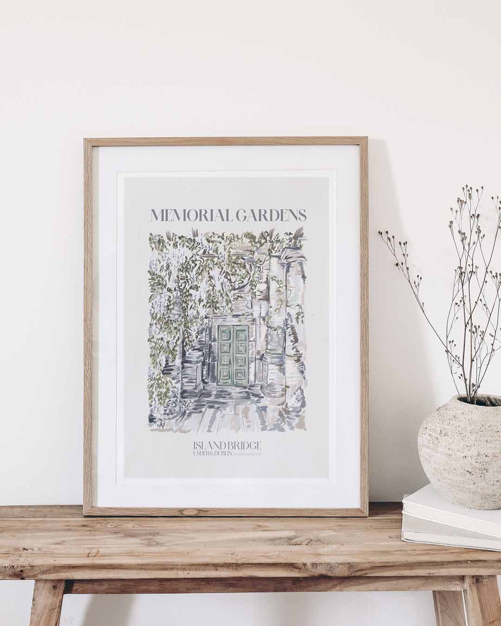 Dublin Memorial Gardens Landscape Art Print