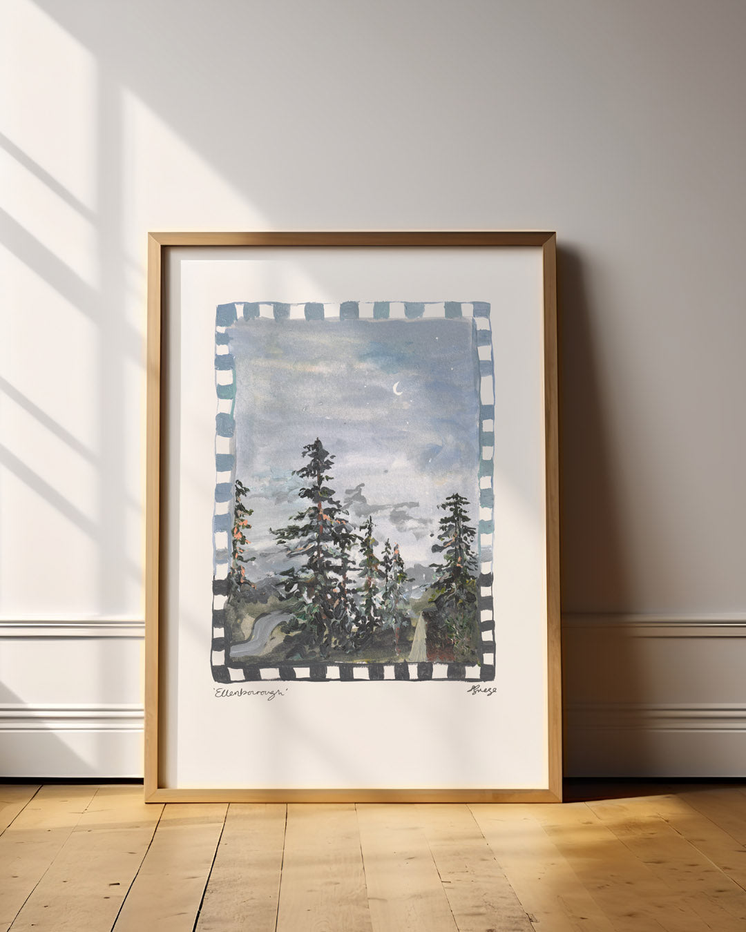 Winter Sunrise Landscape Art Print