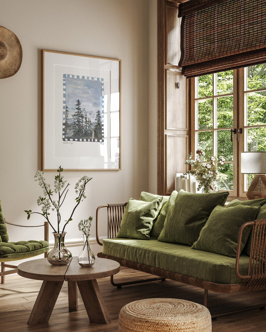 Winter Sunrise Landscape Art Print