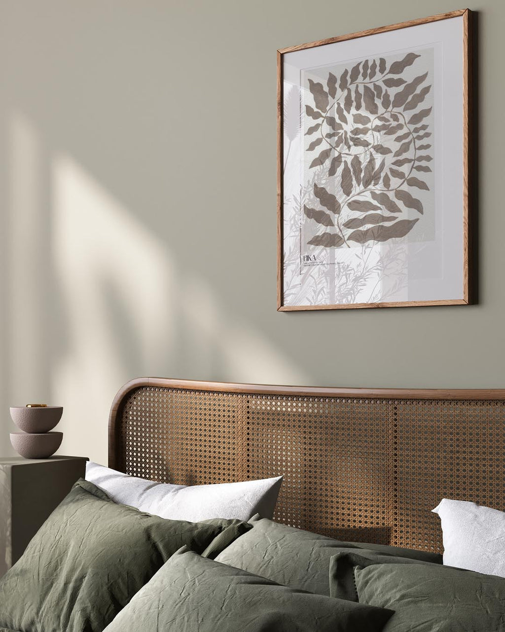 Fika Nature Art Print Hand Illustrated Swedish Coffee Abstract