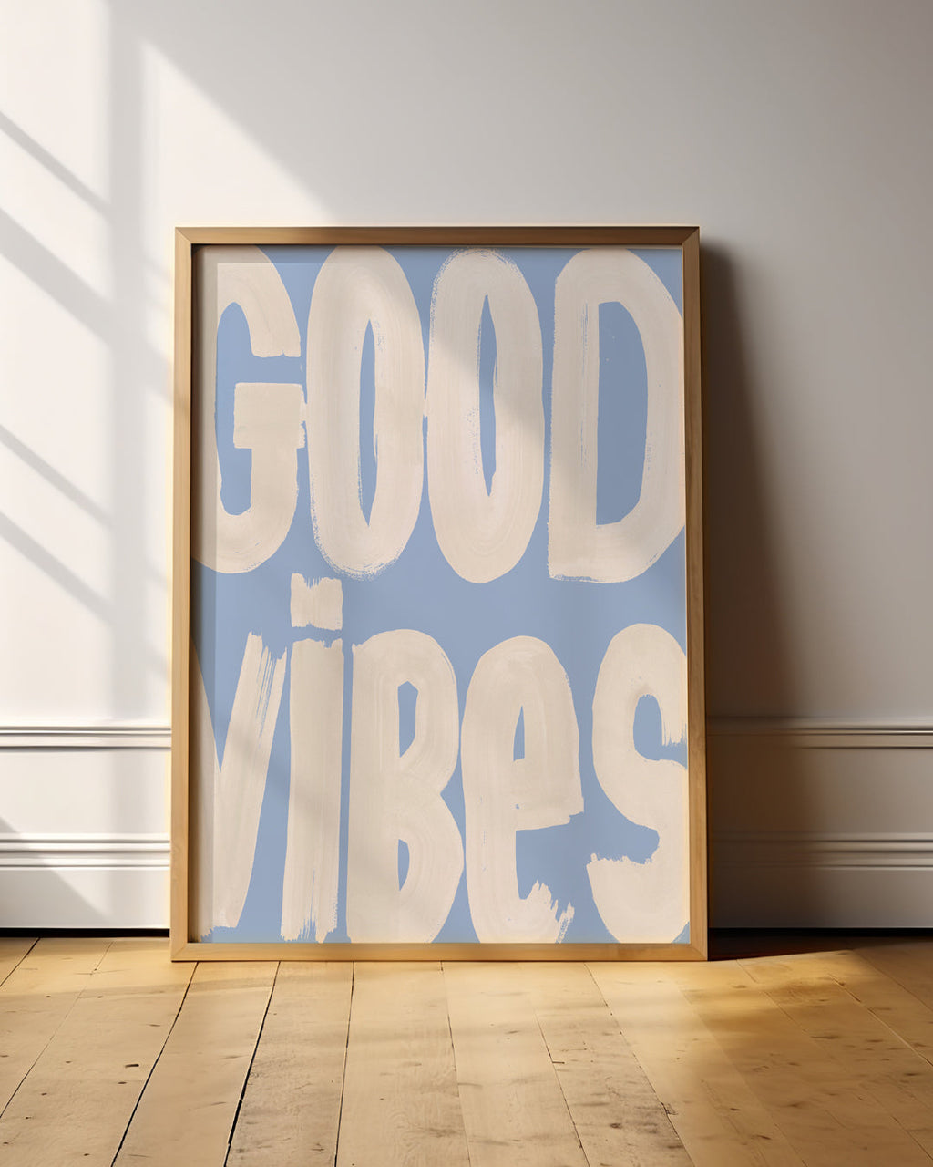 Good Vibes Word Art Print