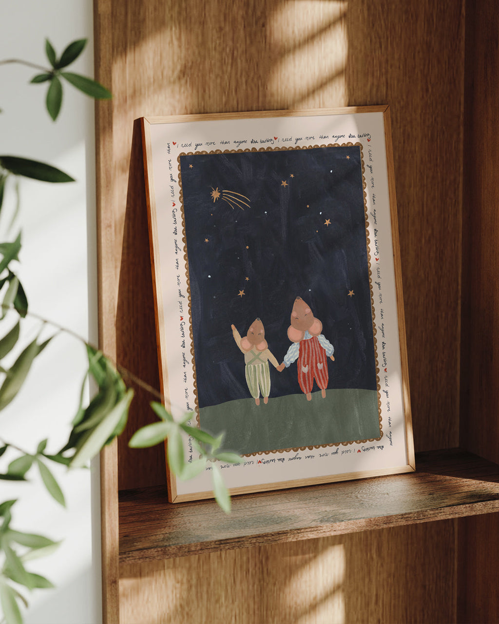 I Need You Two Mice Art Print