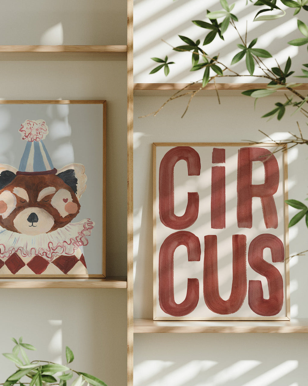 Circus Word Art Hand Lettered Print