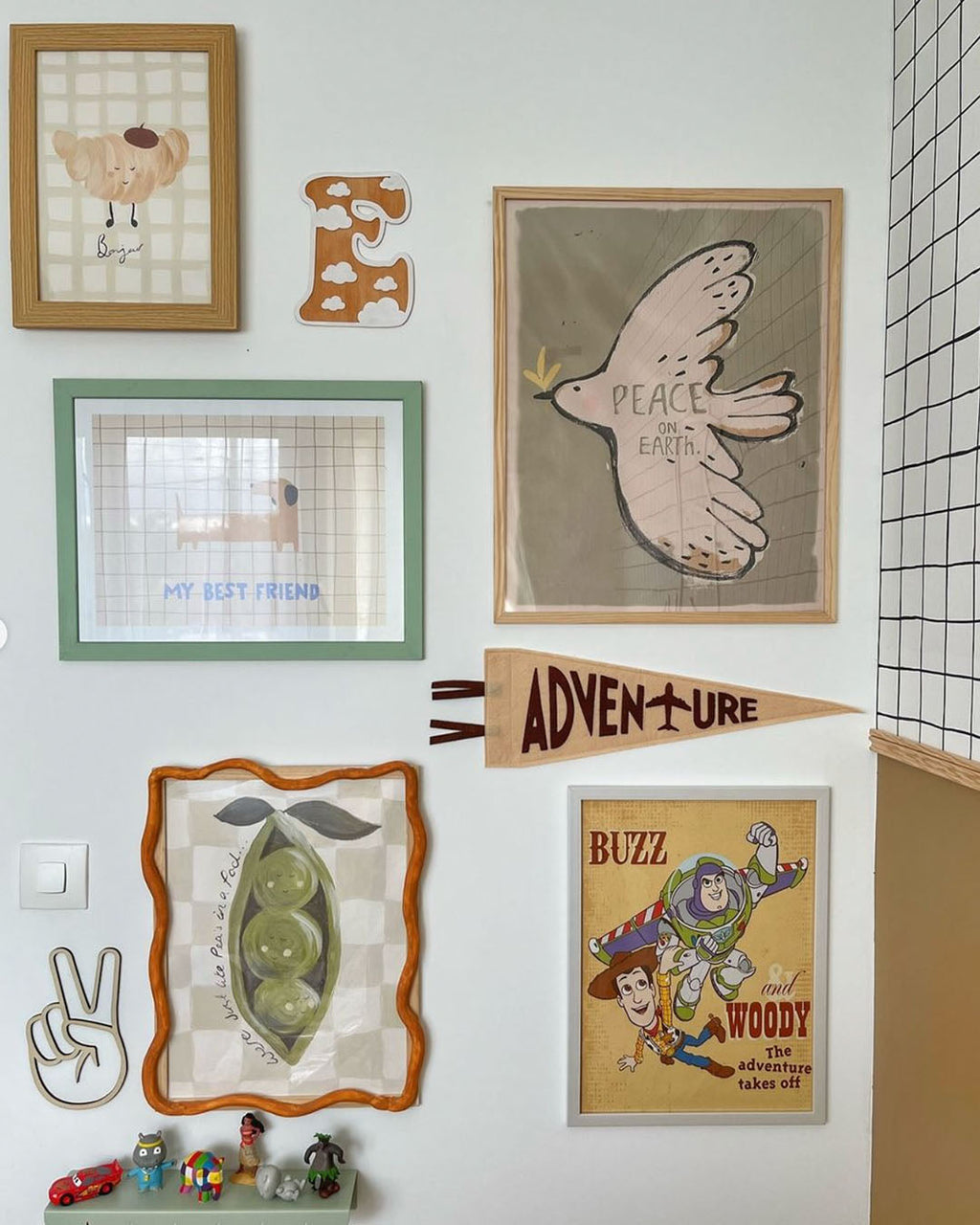 Hand Painted Croissant Food Art Print