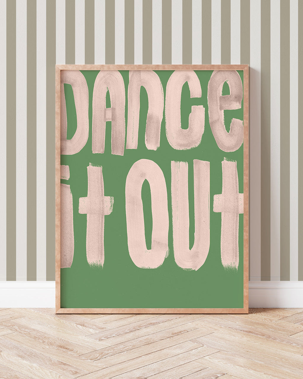Dance It Out Word Art Print