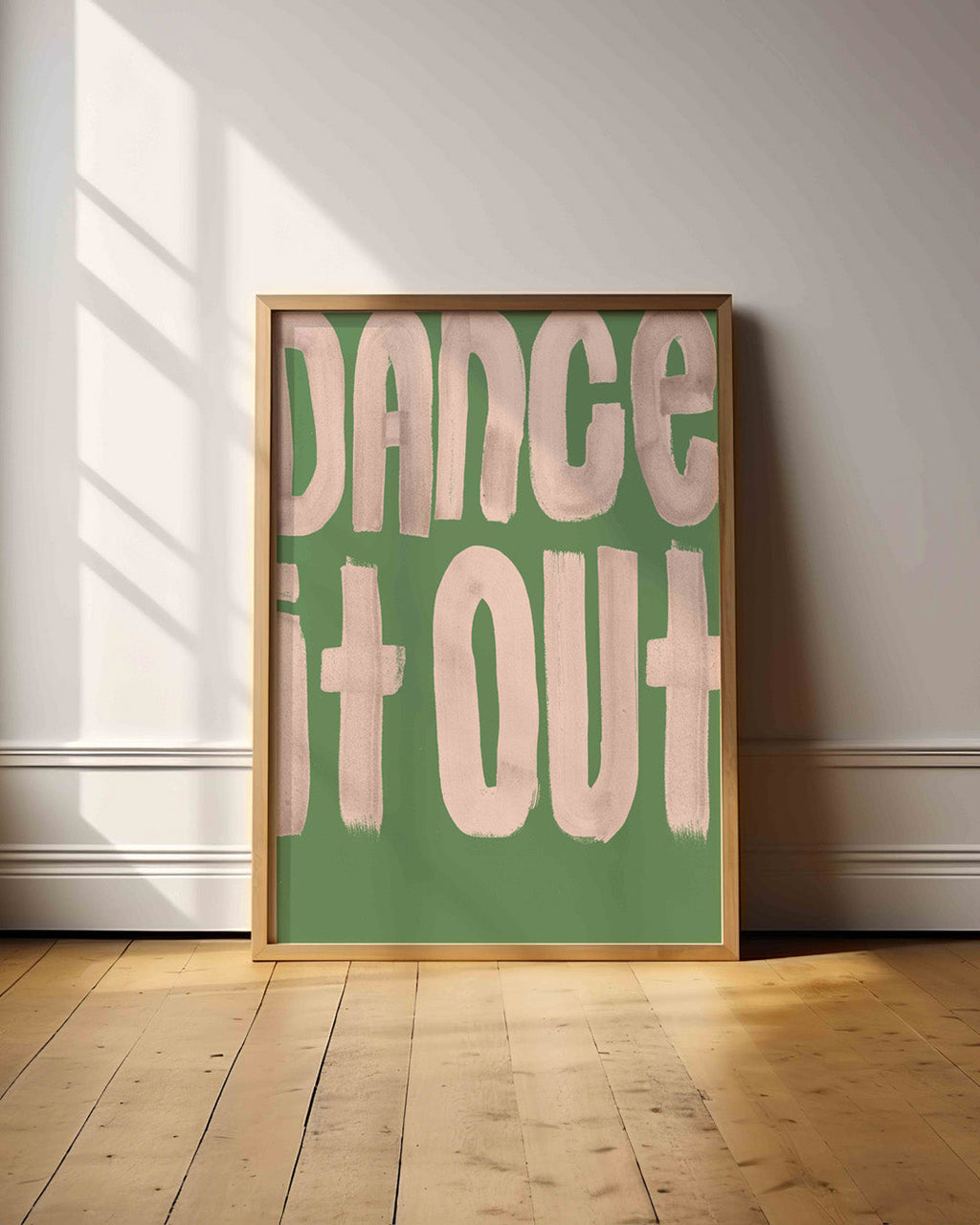 Dance It Out Word Art Print