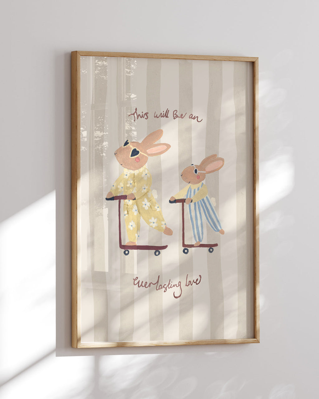 Big Sister Rabbit Art Print Everlasting Love