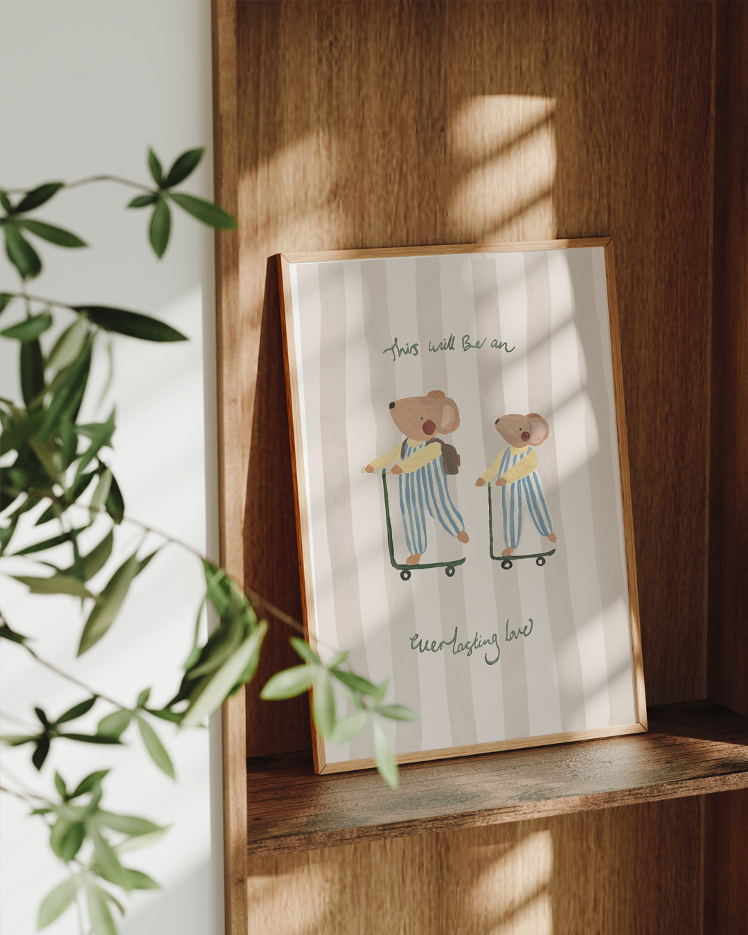 Everlasting Love Mice Brothers Art Print