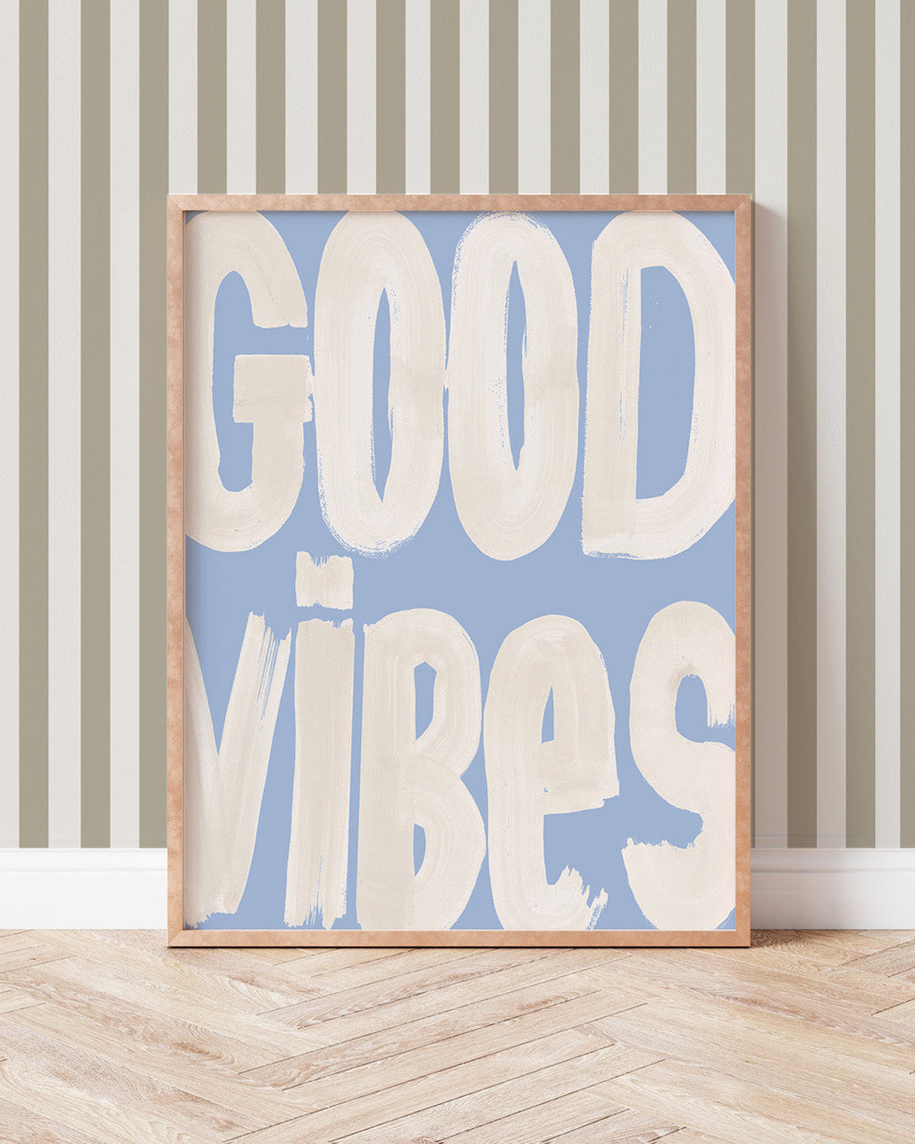 Good Vibes Word Art Print