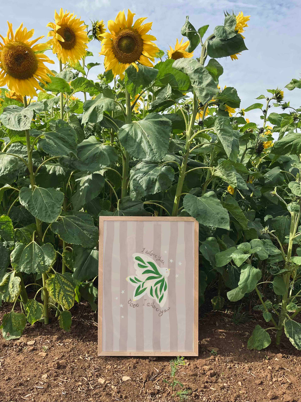 I Adore You Bird Art Print