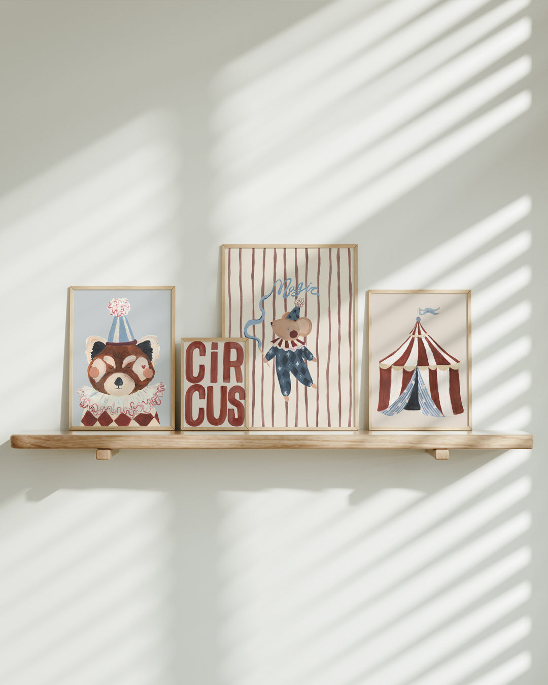 Circus Word Art Hand Lettered Print