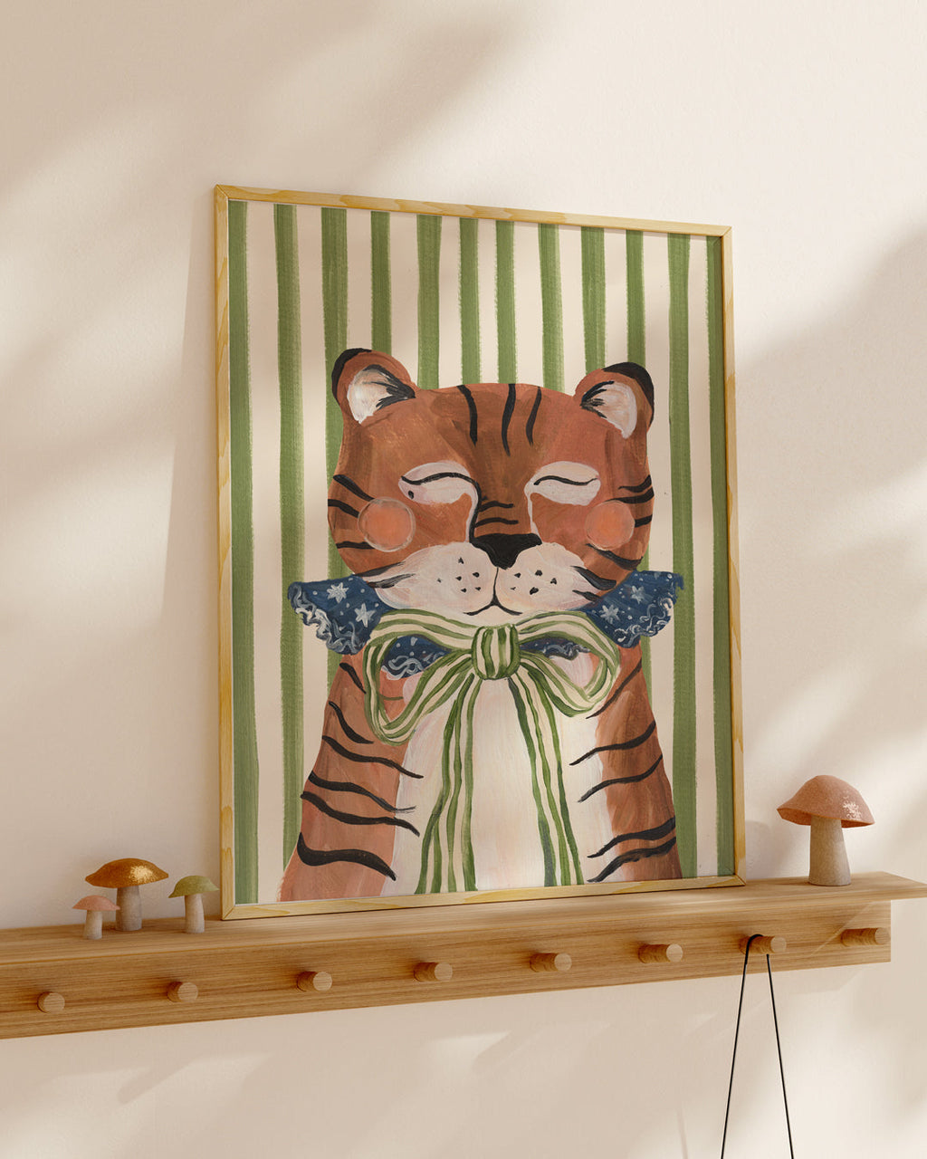 Big Top Tiger Circus Art Print