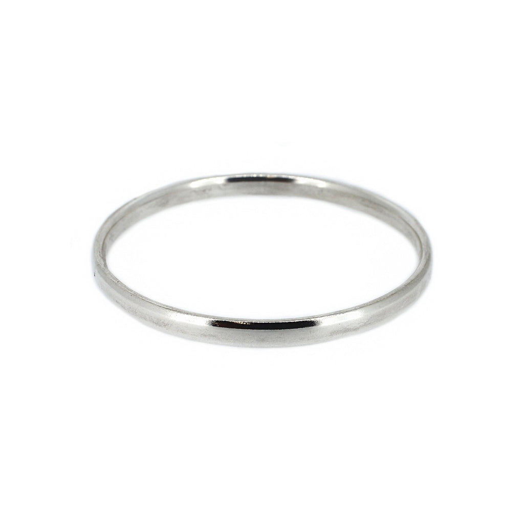 Luxury Oval Sterling Silver Bangle