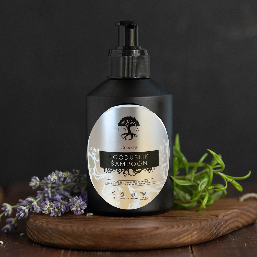Gentle Natural Shampoo – Aloe & Argan Oil, Fragrance-Free by HOIA at www.brixbailey.com