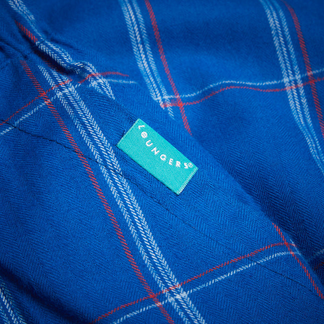 Vibrant Blue Organic Cotton Loungers