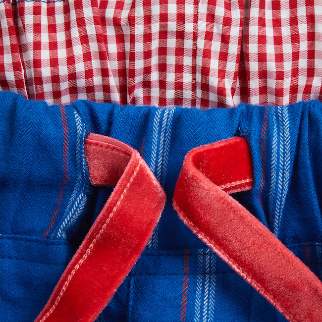 Vibrant Blue Organic Cotton Loungers