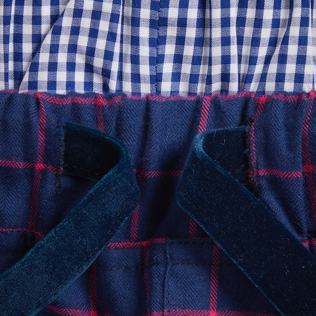 Men Atlantic Puffin Loungers Pink and Blue Checked