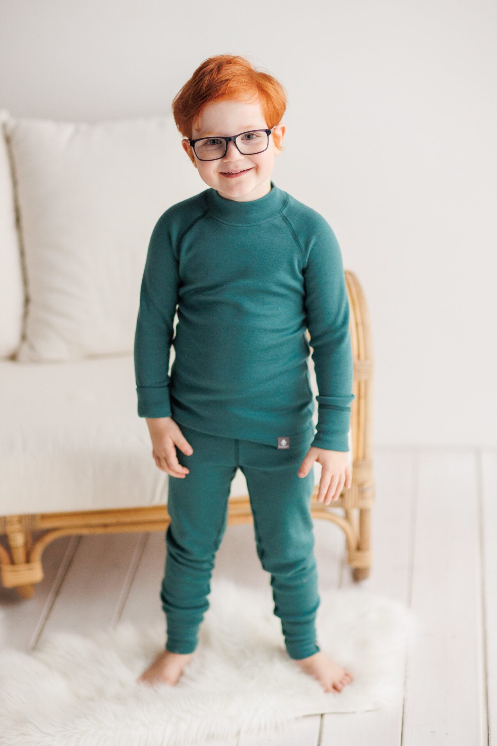 LUDDE Kids Merino Wool Leggings – Soft, Warm & Eco-Friendly by Breden at brixbailey.com