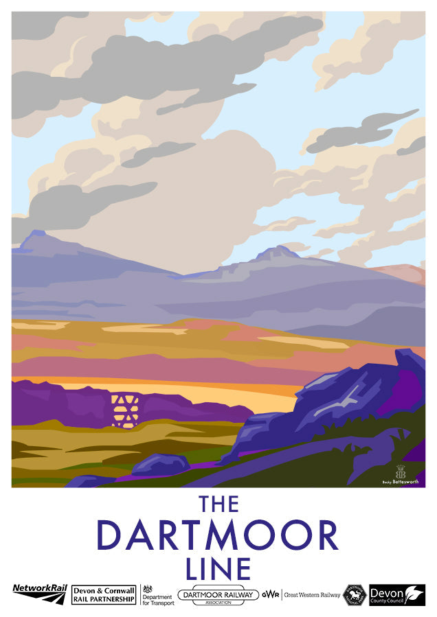 The Dartmoor Line Limited Edition A2 Print