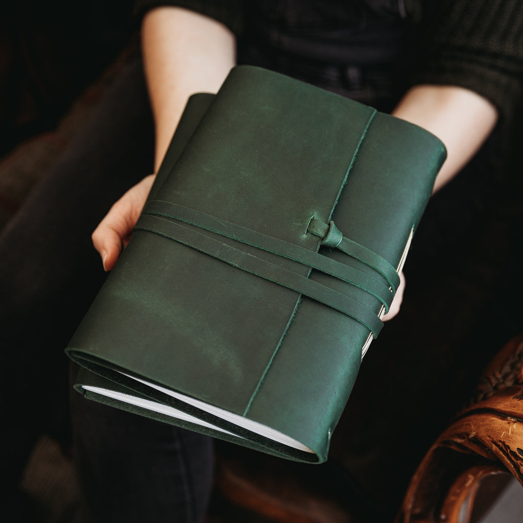 Evergreen Leather Journal