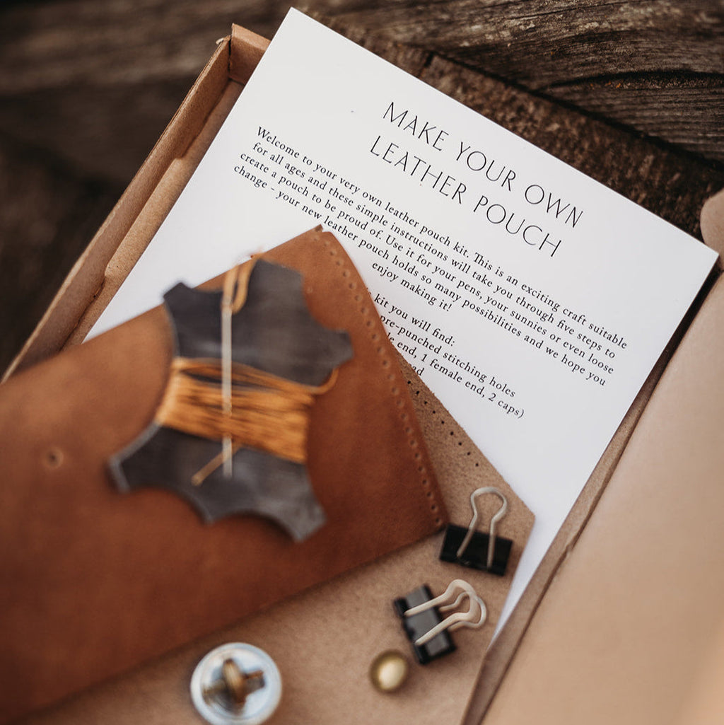 Make Your Own Leather Pouch Kit