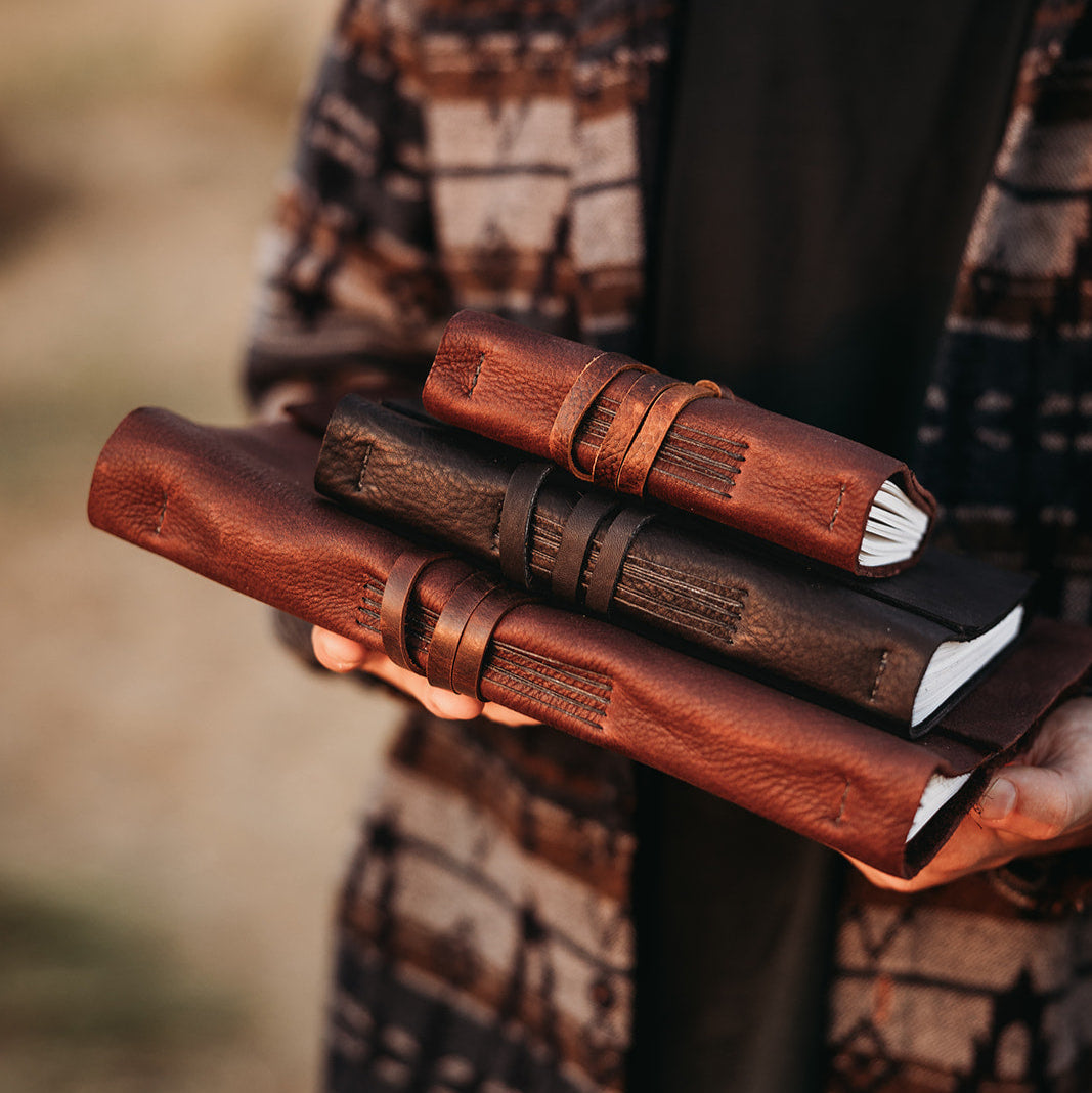 Reclaimed Saddlery Leather Journal