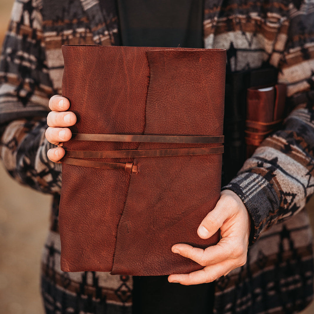 Reclaimed Saddlery Leather Journal