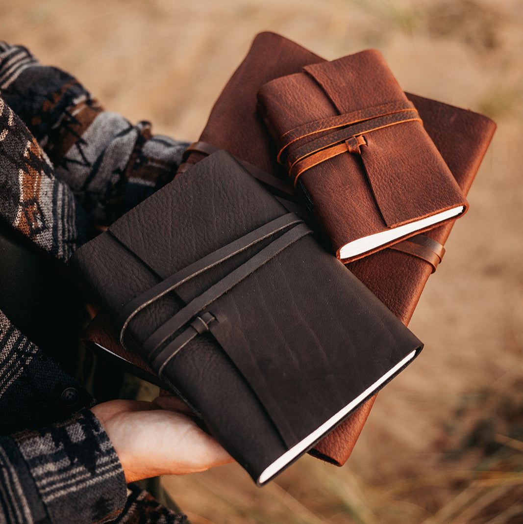 Reclaimed Saddlery Leather Journal