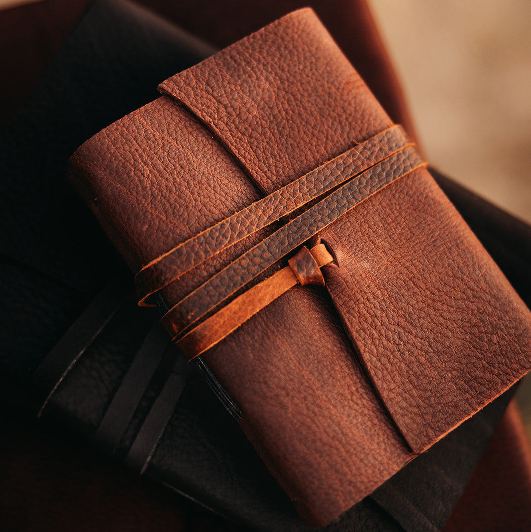 Reclaimed Saddlery Leather Journal