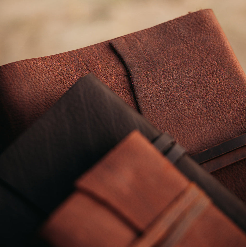 Reclaimed Saddlery Leather Journal