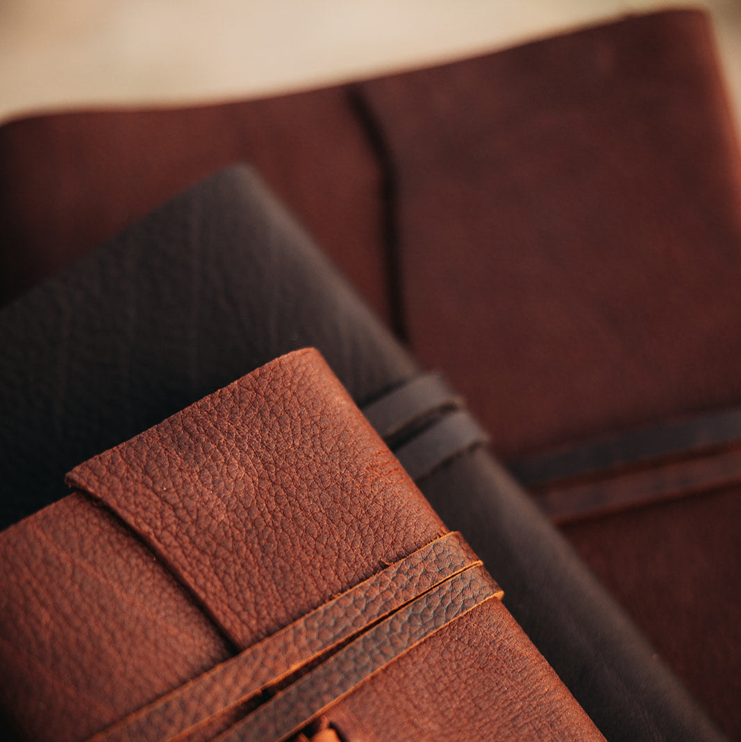 Reclaimed Saddlery Leather Journal