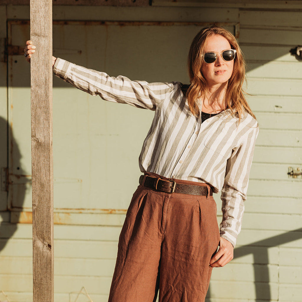 Leather Belt in Full Grain Vegetable Tanned
