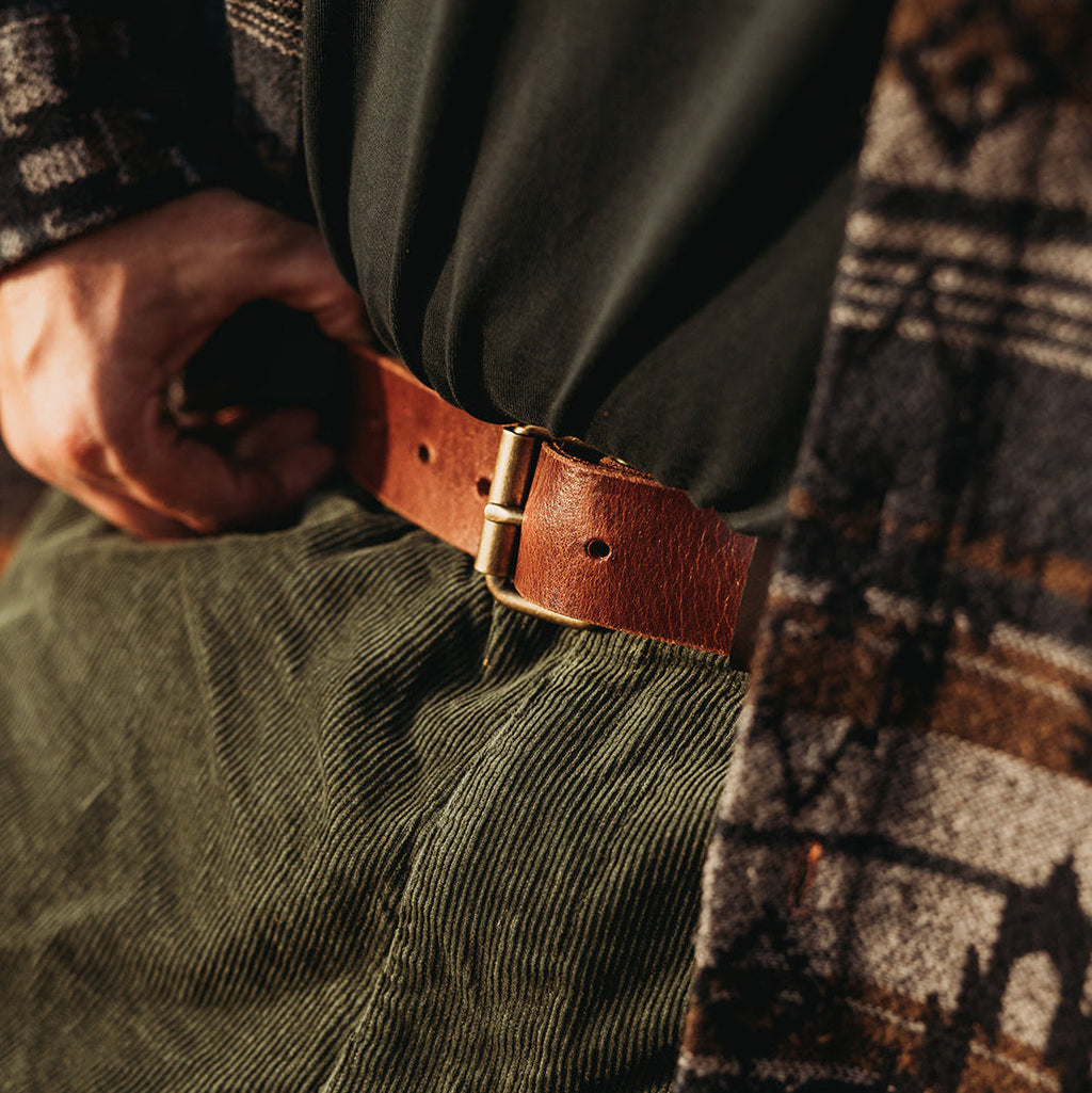Leather Belt in Full Grain Vegetable Tanned