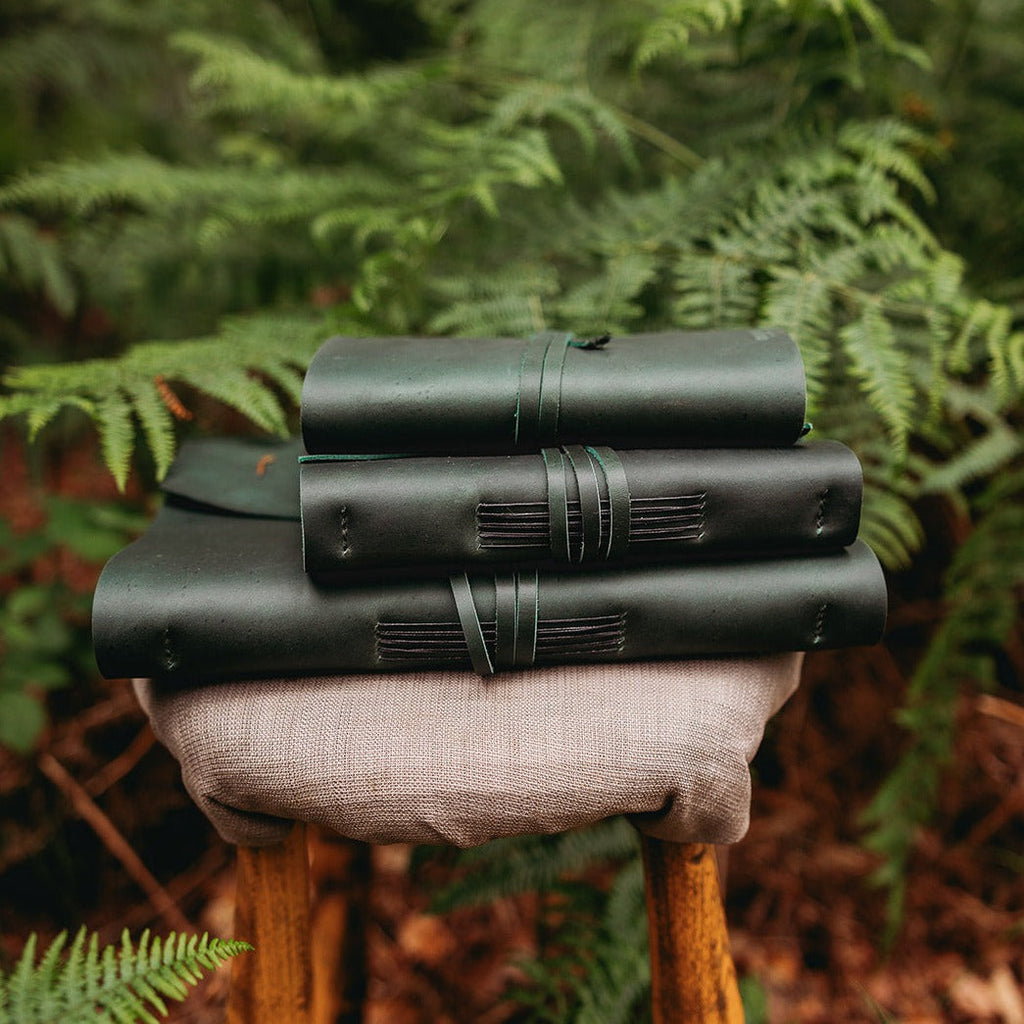 Evergreen Leather Journal
