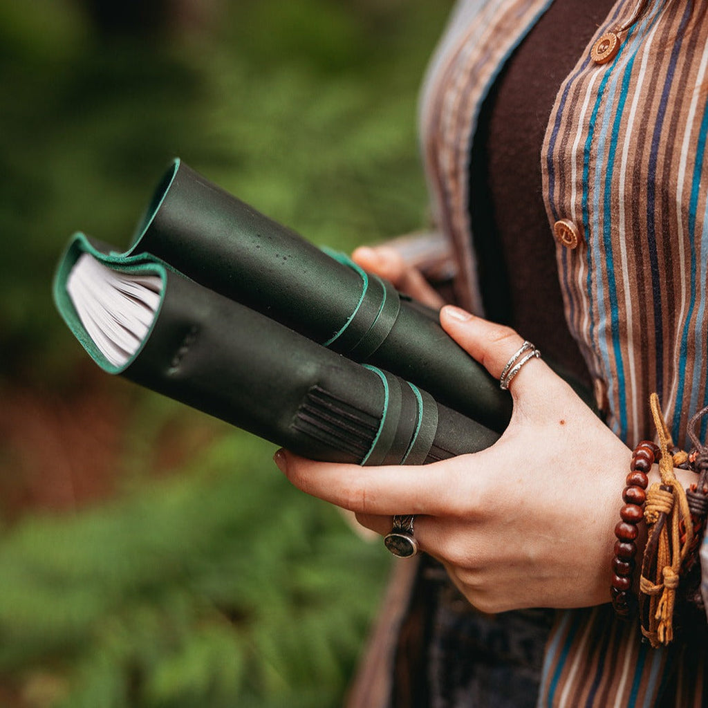 Evergreen Leather Journal
