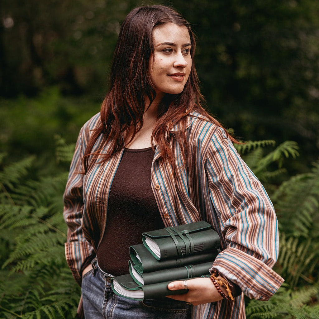 Evergreen Leather Journal