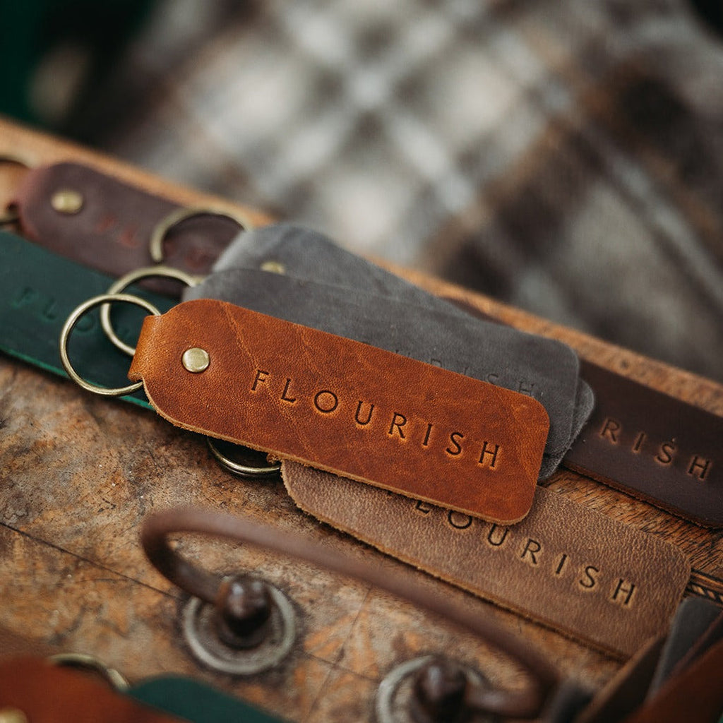 Encouraging Keyring with Bespoke Engraving